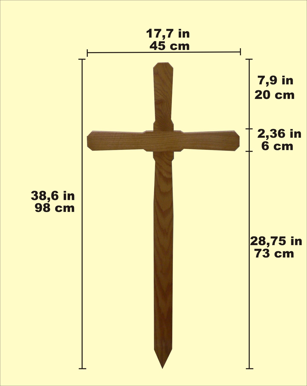 Wooden Memorial Crosses